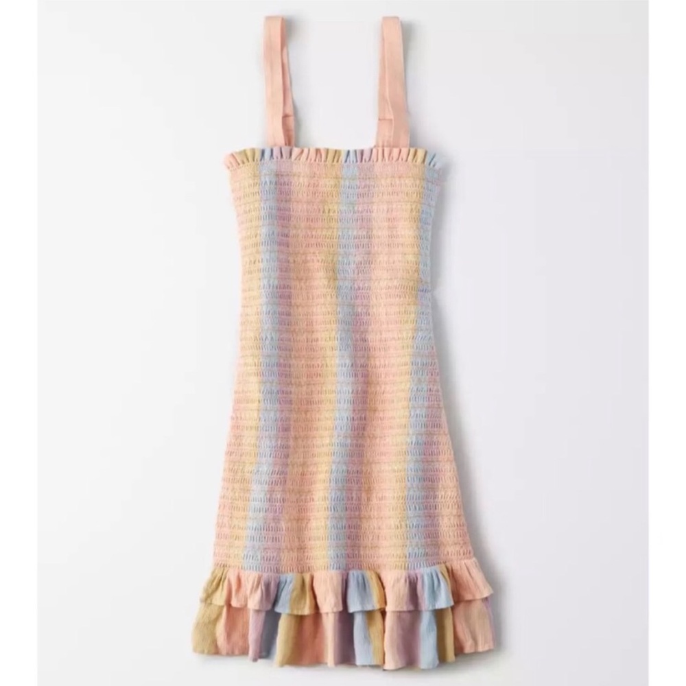 AE - Rainbow Smocked Sundress